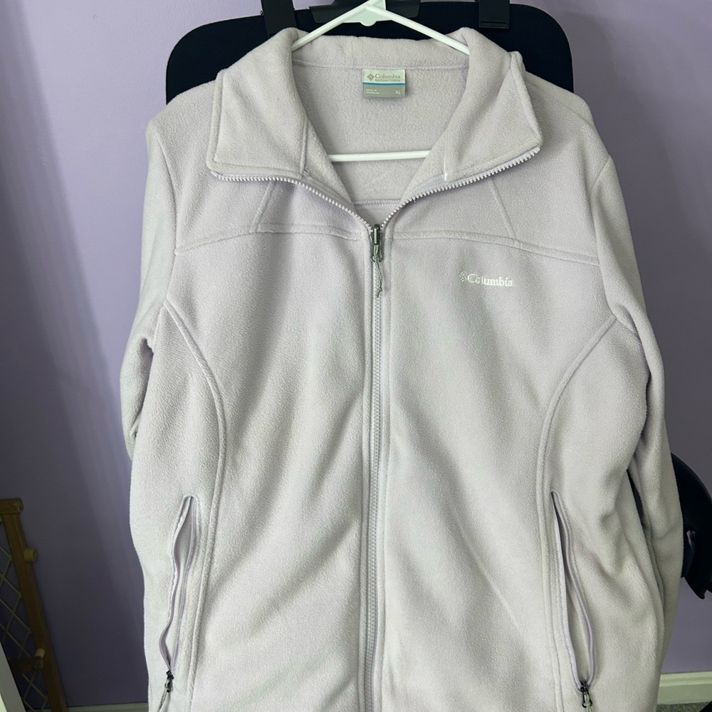 Columbia Light Lavender Fleece Jacket